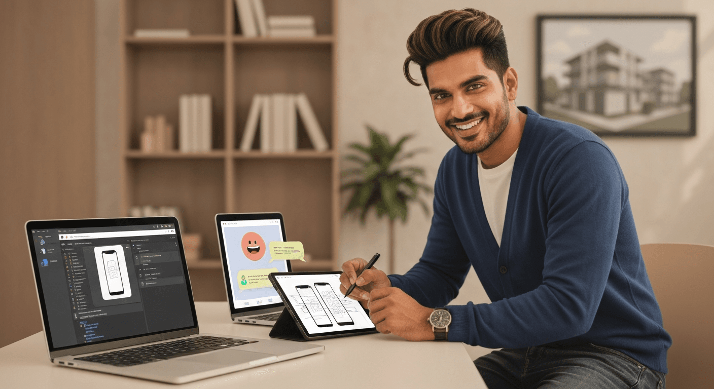 How to build a mobile app with AI tools (UK guide)