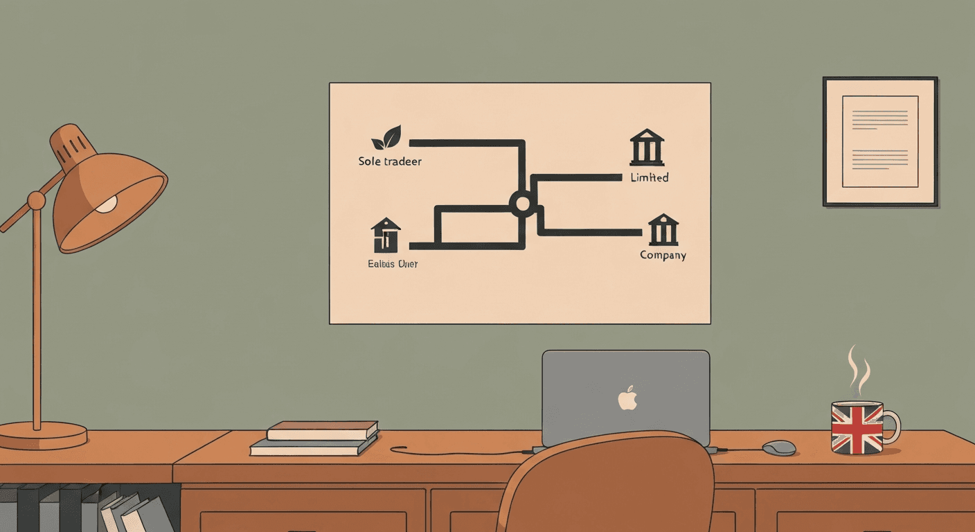 Stripe Atlas UK alternative for indie hackers in 2026: sole trader vs Ltd in 4 hours, with a decision tree by revenue