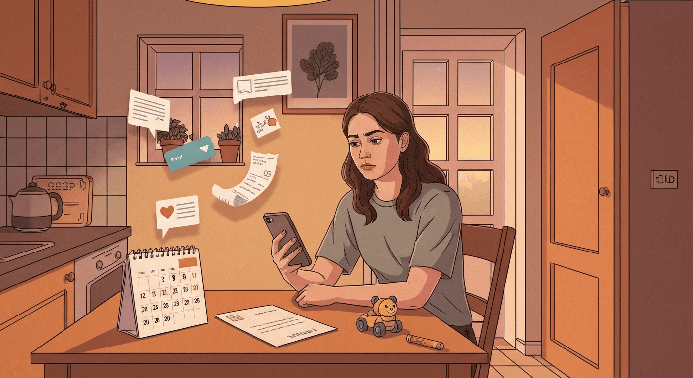 Illustration for Co-Pilot — UK Court-Admissible Co-Parenting App