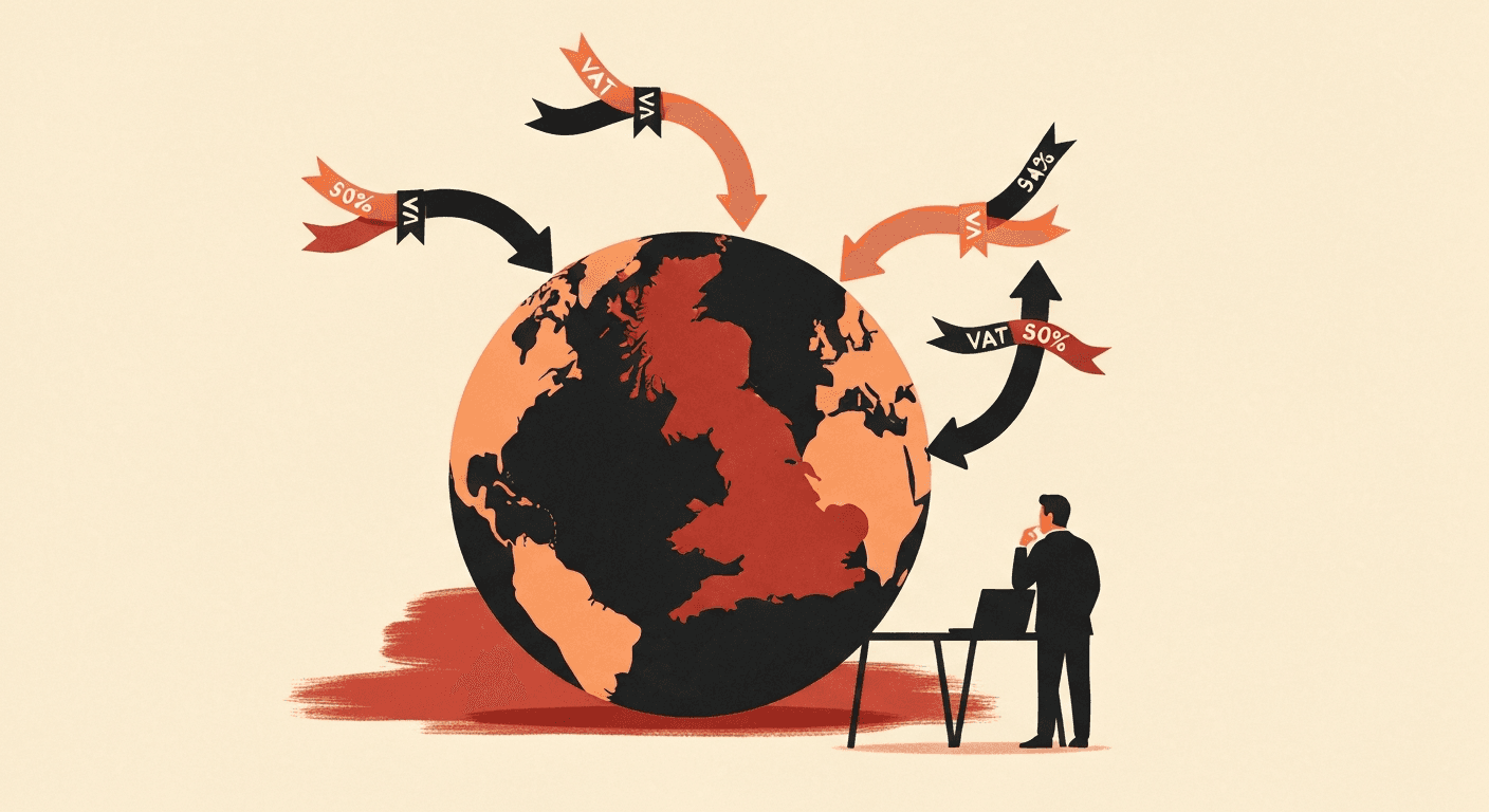 UK SaaS VAT place of supply 2026: B2C EU sales, B2B reverse charge, OSS Non-Union registration, and the US sales-tax trap