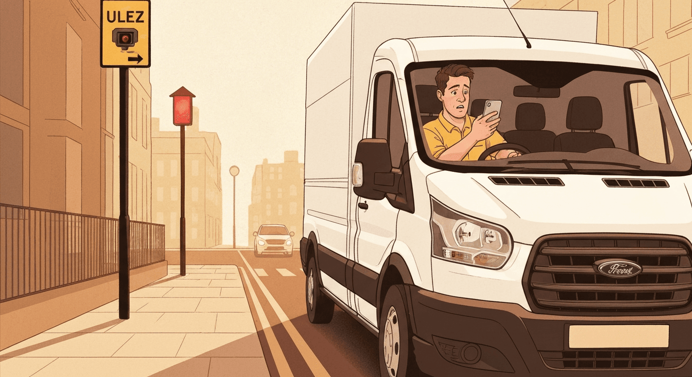 Illustration for UK Fleet-Level ULEZ & CAZ Auto-Pay Compliance Tracker